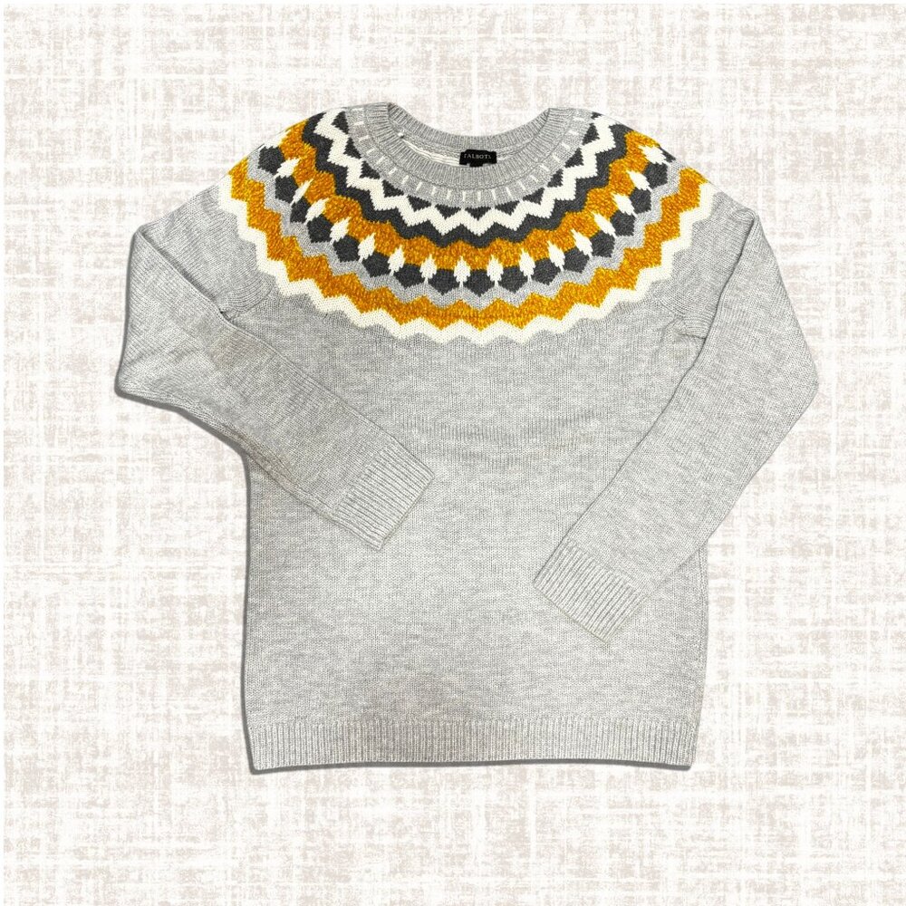 Classic Fair Isle Sweater | Talbots | Size XS | Versatile | Special Offer